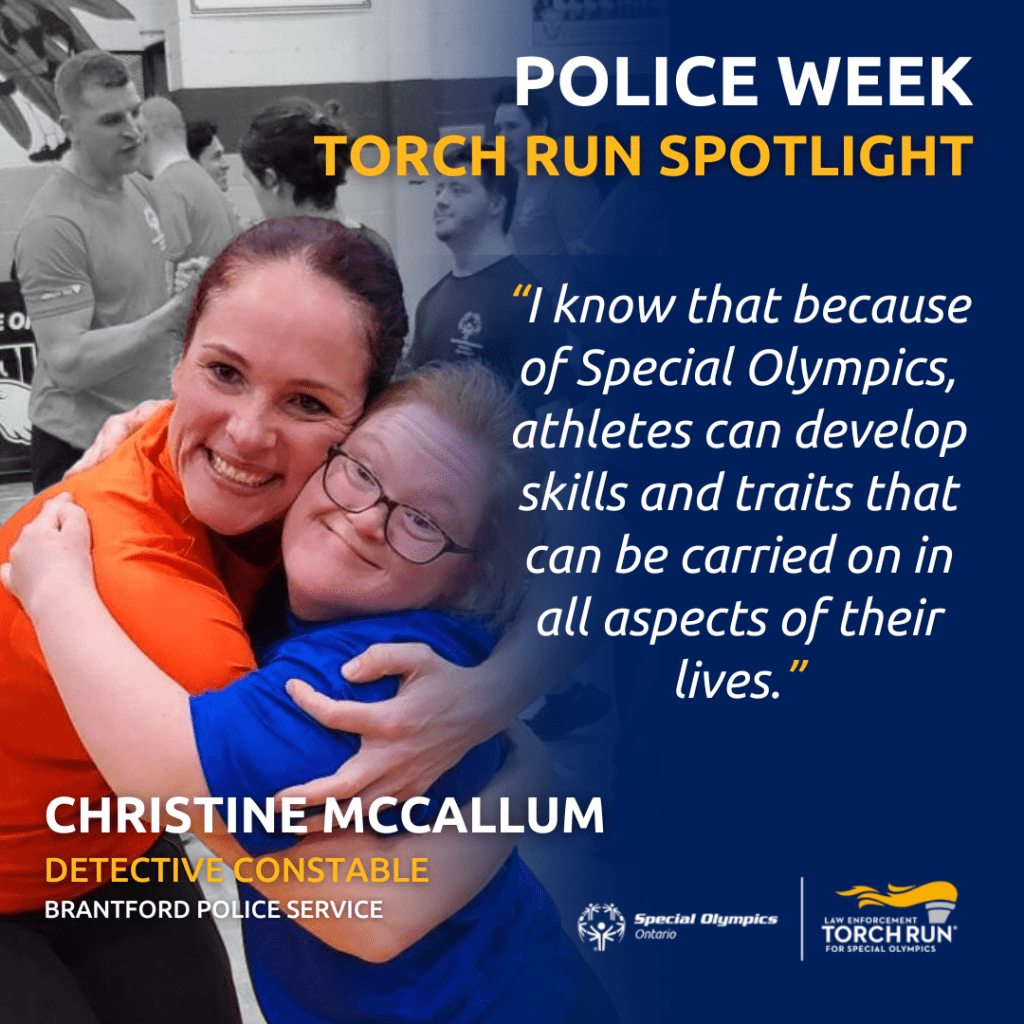 Police Week Spotlight: Christine McCallum | Torch Run Ontario