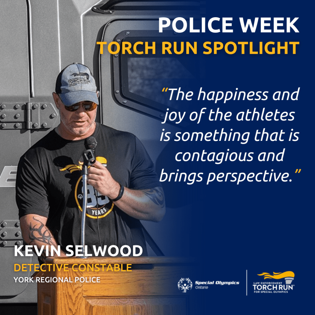 Police Week Spotlight: Kevin Selwood | Torch Run Ontario